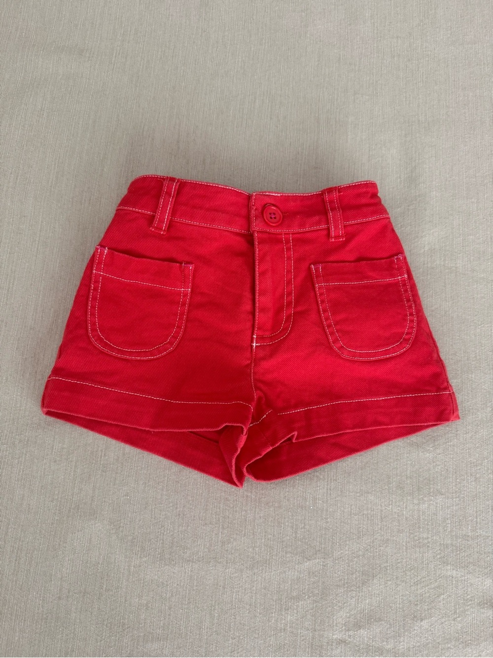 Mini Boden Red Shorts Size 3-4y